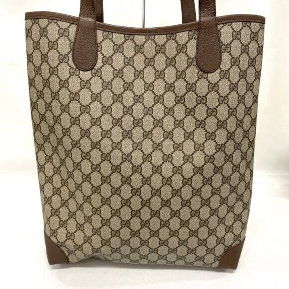 Gucci GG Marmont Sherry Large Tote Canvas Ophidia Shoulder Bag Handbag - Picture 7 of 15